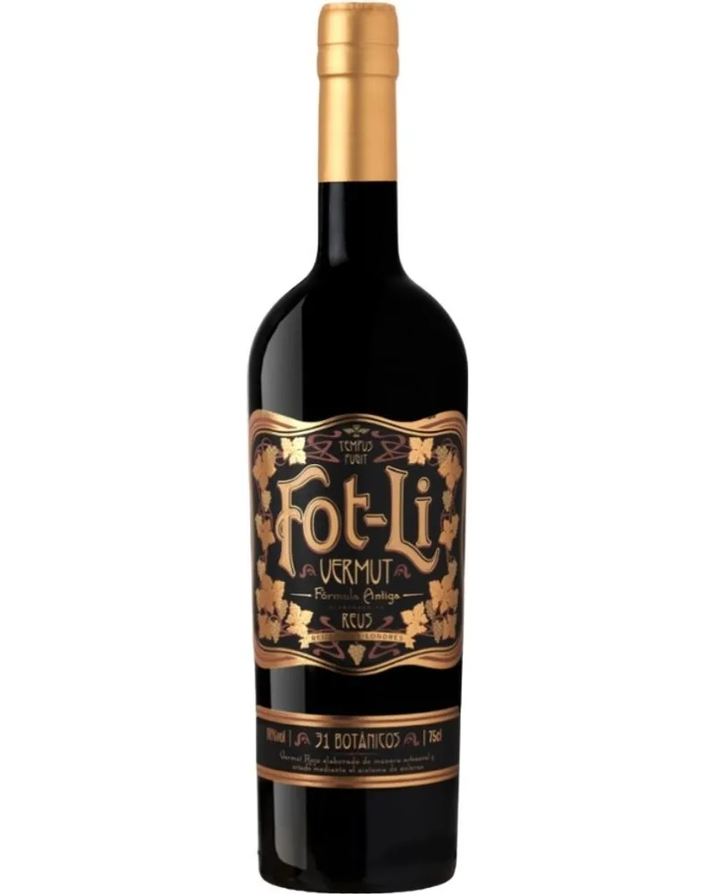 Botella de Fot-Li Vermut Fórmula Antiga de Reus, vermut de solera con 31 botánicos