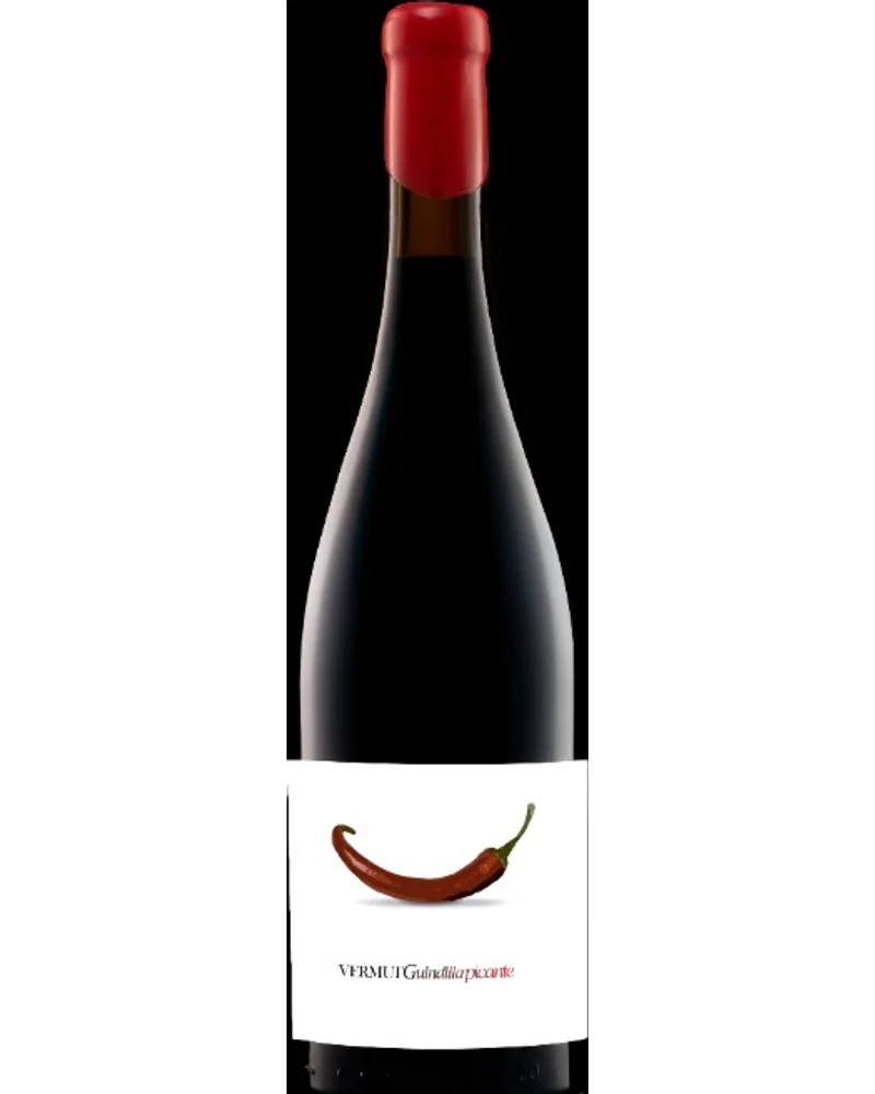 Botella de Vermut La Guindilla ΠΚ picante de Bernardo Fariña, vermut de Toro con guindilla
