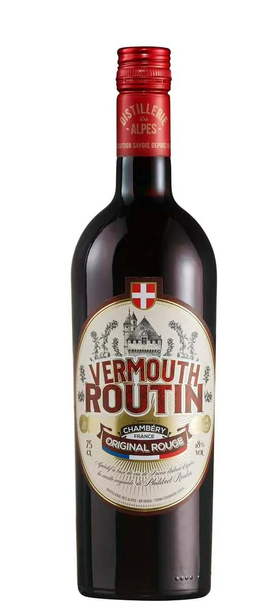 Botella de Routin Vermouth Rouge Original
